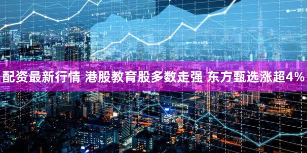 配资最新行情 港股教育股多数走强 东方甄选涨超4%