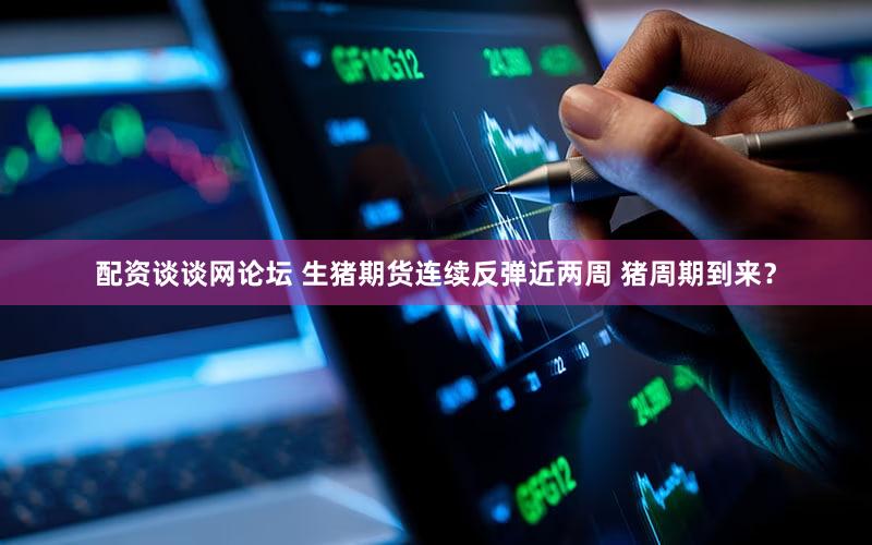 配资谈谈网论坛 生猪期货连续反弹近两周 猪周期到来？