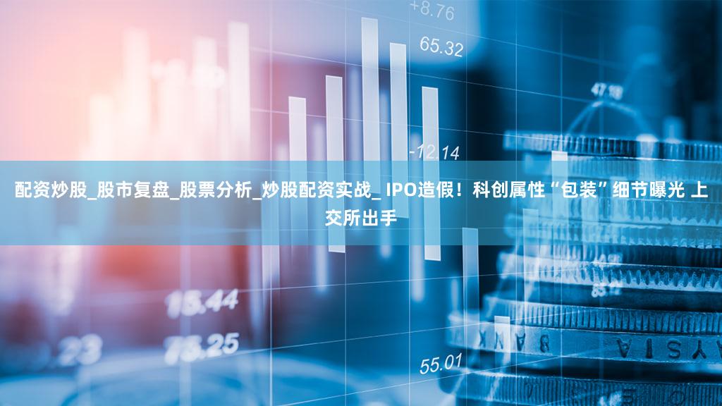 配资炒股_股市复盘_股票分析_炒股配资实战_ IPO造假！科创属性“包装”细节曝光 上交所出手