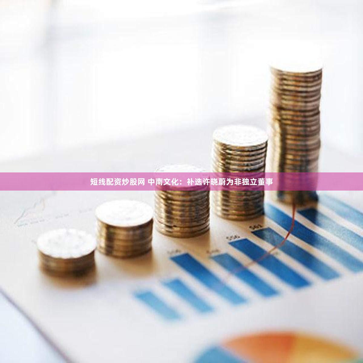 短线配资炒股网 中南文化：补选许晓蔚为非独立董事