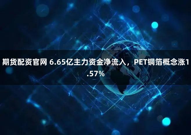 期货配资官网 6.65亿主力资金净流入，PET铜箔概念涨1.57%