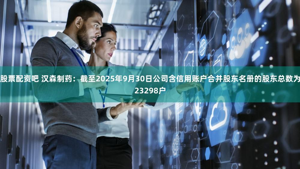股票配资吧 汉森制药：截至2025年9月30日公司含信用账户合并股东名册的股东总数为23298户